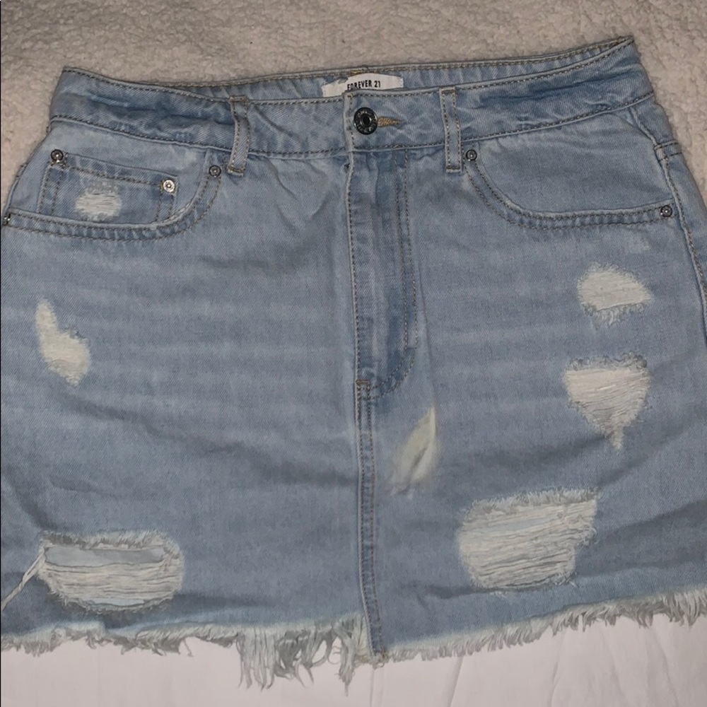 Denim skirt